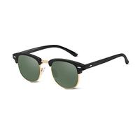 LumiSyne Sonnenbrille Polarisiert Herren Damen Ultra Leicht Halbrand UV 400 Schutz Fahren Quadratische Sonnenbrille Sport im Freien Brillen Geschenkbox