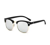 LumiSyne Sonnenbrille Polarisiert Herren Damen Ultra Leicht Halbrand UV 400 Schutz Fahren Quadratische Sonnenbrille Sport im Freien Brillen Geschenkbox