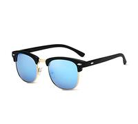 LumiSyne Sonnenbrille Polarisiert Herren Damen Ultra Leicht Halbrand UV 400 Schutz Fahren Quadratische Sonnenbrille Sport im Freien Brillen Geschenkbox