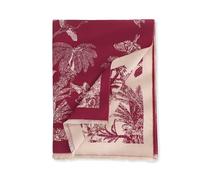 LumiSyne Warme Schal Kaschmir Stolen Für Damen Regenwald Muster Elegante Künstlerisch Stil Doppelseitig Pashmina Mit Quaste Große Lange Schals Weiche Winter Schal Schultertuch Stola