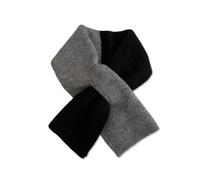 LumiSyne Winter Gestrickte Schal Für Damen Zwei Farben Passend Kaschmir Gefühl Durchziehen Design Kreuz Kragen Schal Halstuch Halswärmer