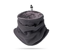 LumiSyne Winter Halswärmer Für Herren Damen Fleece Schlauchschal Mit Einstellbare Kordelzug Thermo Halsschlauch Gesichtsschal Loop Schal Multifunktionstuch Für Outdoor Radfahren Ski Motorrad Laufen
