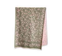 LumiSyne Winter Schal Kaschmir Stolen Damen Mädchen Doppelseitig Zweifarbig Romantisch Rose Blumen Muster Reversible Schal Mit Quasten Groß Pashmina Schal Lange Halstuch Dicke Warme Schultertuch Stola