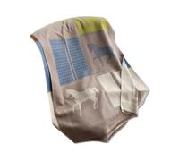 LumiSyne Winter Schal Kaschmir Stolen Farbnähte Kariert Retro Pferd Muster Reversible Schals Mit Quasten Langer Große Pashmina Schal Leicht Warme Stola Wrap