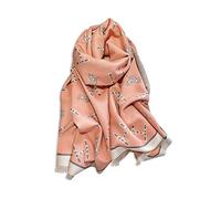 LumiSyne Winter Schal Kaschmir Stolen Für Damen Alphabet Und Retro Pferd Muster Warmer Pashmina Schals Mit Quasten Weiche Lange Schultertuch Stola