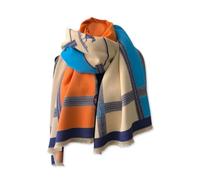 LumiSyne Winter Schal Kaschmir Stolen Für Damen Farbnähte Pferd Muster Reversible Schals Mit Quasten Pashmina Schal Und Wickeltuch Langer Große Schal Leicht Warme Stola Wrap