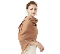 LumiSyne Winter Senior Kaschmir Schal Für Damen Pashminaschal Unifarben Mit Quasten Lang Und Verdickt Schals Tücher Hochzeit Stola