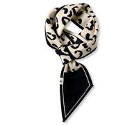 LumiSyne Winter Skinny Gestrickte Damen Schal - Durchziehen Design Streifen Hahnentritt Tiger Leoparden Muster Klassische Retro Stil - Schmaler Lange Warme Schal Kragen