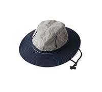 LumiSyne Zweifarbig Fischerhut Damen Herren Sonnenhut Breite Krempe UPF 50+ Verstellbare Passform Atmungsaktives Mesh Packbar Boonie Hat Mit Kinnband Für Reisen Klettern Angeln Gartenarbeit Outdoor