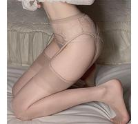 LUMoony Damen Strapsstrümpfe transparent 1Pcs Strumpfhose Sexy Strumpfhosen Elastisch Mesh Hohe Taille Eng Glitzer Strumpfhose Netzstrumpfhose Strümpfe Straps-Stocking Strümpfe für Strumpfhalter