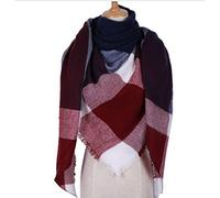 LUMoony Karierter Schal Schal Kariert für Damen und Herren 1Pcs Schal Wrap Weiche Quaste Stola Warmer Schal Plaid Schal weicher Langer Schal mit Baumwolle Fransen für Herbst und Winter