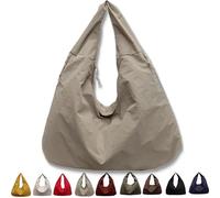 Luna Lush Bag,Maison Ginza Luna Lush Bag,Large Nylon Slouchy Tote Bag Men Women,Large Capacity Multi-Pocket Travel Waterproof Bags,for Travel Commute,C