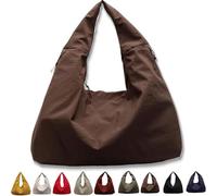 Luna Lush Bag,Maison Ginza Luna Lush Bag,Large Nylon Slouchy Tote Bag Men Women,Large Capacity Multi-Pocket Travel Waterproof Bags,for Travel Commute,D