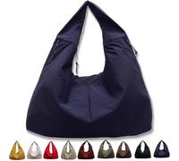 Luna Lush Bag,Maison Ginza Luna Lush Bag,Large Nylon Slouchy Tote Bag Men Women,Large Capacity Multi-Pocket Travel Waterproof Bags,for Travel Commute,F