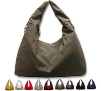 Luna Lush Bag,Maison Ginza Luna Lush Bag,Large Nylon Slouchy Tote Bag Men Women,Large Capacity Multi-Pocket Travel Waterproof Bags,for Travel Commute,H