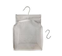 Lunaobrik Reise-Toilette, geräumiger Organizer mit Haken und atmungsaktiv, aus Netzstoff, für , Pool, Camping, Urlaub - für Herren, Damen, Reisen, , Pool, Camping, Urlaub, weiß, Consulte