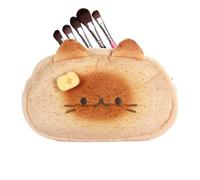 Lunaobrik Trousses Scolaires Chat Design Toast | Kosmetiktasche à Crayons Fille en Doudou | Tasche Organizer Esthétique Pour Sac À Dos Maternelle École Garçons Adolescents Étudiants, A, Beziehen Sie
