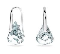 Lunar Drop-Ohrhänger, Blau, Rhodiniert