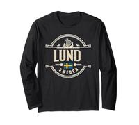Lund Schweden Wikingerschiff Nordic Travel City Langarmshirt
