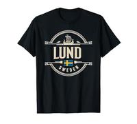 Lund Schweden Wikingerschiff Nordic Travel City Preisgünstiges Grafik-T-Shirt