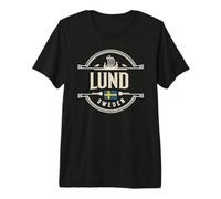 Lund Schweden Wikingerschiff Nordic Travel City Premium T-Shirt