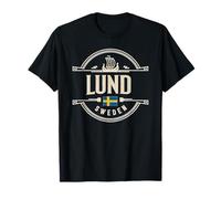 Lund Schweden Wikingerschiff Nordic Travel City T-Shirt