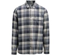Lundhags Järpen Plaid Flannel Shirt dk sky blue (71000) M