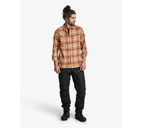 Lundhags Men's Järpen Plaid Flannel Shirt Rosewood XXL