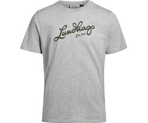 Lundhags Men's Järpen Logo T-Shirt Light Grey Melange L
