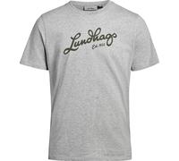 Lundhags Men's Järpen Logo T-Shirt Light Grey Melange S