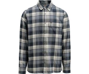 Lundhags Men's Järpen Plaid Flannel Shirt Dark Sky Blue Dk Sky Blue L