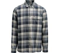 Lundhags Men's Järpen Plaid Flannel Shirt Dark Sky Blue Dk Sky Blue XS