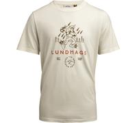 Lundhags Men's Järpen Printed T-Shirt Chalk White XXL