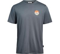 Lundhags Men's Järpen Printed T-Shirt Dark Sky Blue L