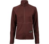 Lundhags Tived Merino Full Zip Women burgundy - Größe XL