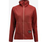 Lundhags Tived Merino Hoodie, Midlayer, Damen, Rot 42(XL)