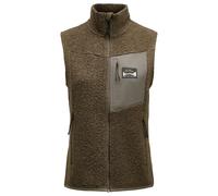 Lundhags - Women's Flok Wool Pile Vest - Wollweste, Gr. XS, braun (ForestGreen)