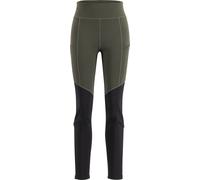 Lundhags Women's Fulu Wool Tights Dark Forest Green/Black XS