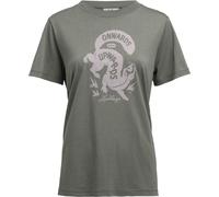 Lundhags Women's Järpen Printed T-Shirt Aloe Green XL