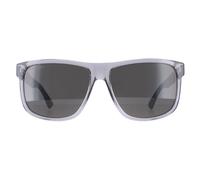 Lunettes de soleil Gucci GG0010S 004 gris transparent et gris noir polarisÃ© Einheitsgröße
