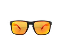 Lunettes De Soleil Oakley Holbrook Oo9102-E2 Mat Noir Prizm Ruby Einheitsgröße