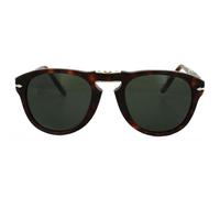 Lunettes De Soleil Persol PO0714 24/31 Havana Vert Pliing 52mm Einheitsgröße