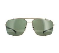 Lunettes de soleil Porsche Design P8919 B Light Gold Black Green Einheitsgröße