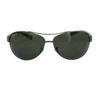 Lunettes De Soleil Ray-Ban 3386 Gunmetal Vert Polarisé 004/9A 63mm Einheitsgröße