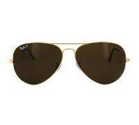 Lunettes De Soleil Ray-Ban Aviator 3025 001/57 Or Brun Polarisé Einheitsgröße