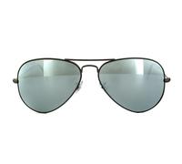 Lunettes De Soleil Ray-Ban Aviator 3025 029/30 Miroir Argent Vert Gunmetal 58mm Einheitsgröße