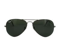 Lunettes de soleil Ray-Ban Aviator 3025 Gunmetal vert polarisé 004/58 Einheitsgröße