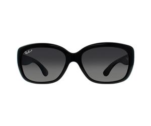 Lunettes De Soleil Ray-Ban Jackie OHH 4101 601/T3 Dégause Gris Noir Brillant Polarisé Einheitsgröße
