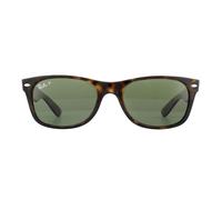 Lunettes De Soleil Ray-Ban Nouveau Wayfarer 2132 902/58 Tortue Vert Polarisé 55mm Einheitsgröße