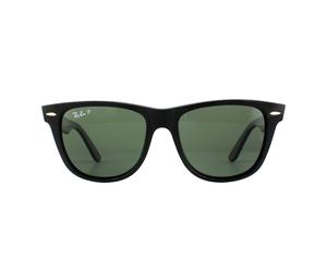 Lunettes De Soleil Ray-Ban Wayfarer 2140 901/58 Noir Vert G-15 Polarisé Medium 50mm Einheitsgröße